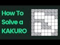 How to solve a KAKURO