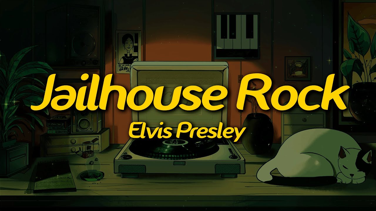 Elvis Presley - Jailhouse Rock (Lyrics)