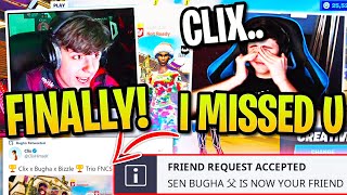 Clix & Bugha *FINALLY* Become Friends Again AFTER 3 Months & Wager Ex-Teammates! (Stretch Saf Zayt)