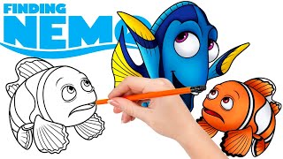 How to draw - When life gets you down, just keep swimming - Finding Nemo