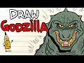 How to draw godzilla the king of the monsters