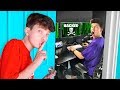 My Little Brother PRANKS My Office for 24 Hours... - Challenge