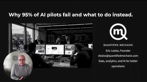 Why 95% of AI Pilots Fail and What to do Instead