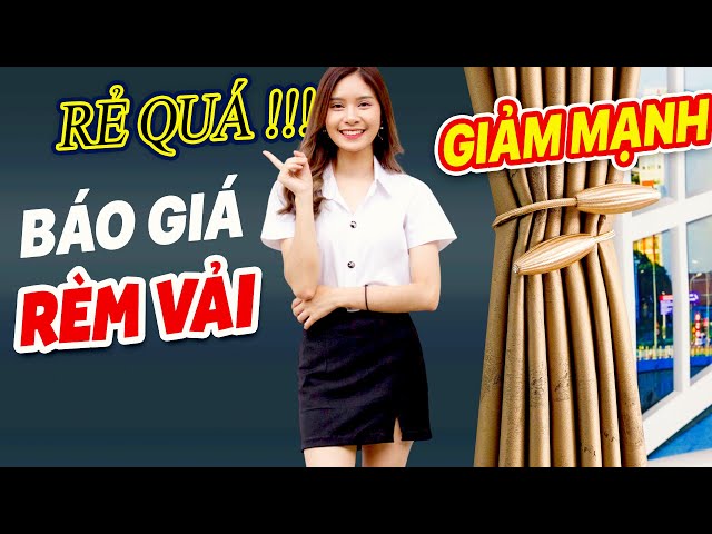 Giá rèm cửa, báo giá Rèm vải cao cấp chống nắng giá rẻ (Rèm TITACO)