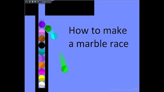 How To Make a Marble Race screenshot 2