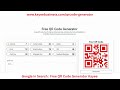 How to Generate FREE QR Code Online using kayeebusiness.com QR Code Generator