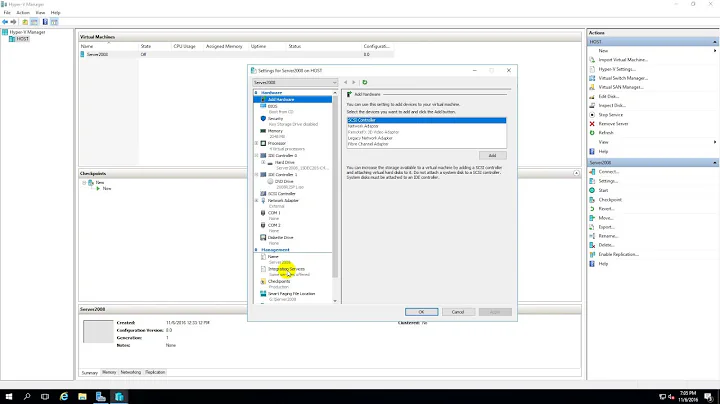 Turn off Time Synchronization between virtual machine and host in Hyper-V 2016