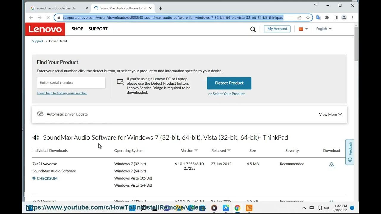 Download & Install SoundMax Audio Software Driver for Windows YouTube