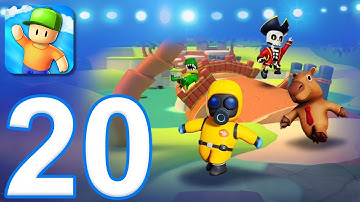 Stumble Guys - Gameplay Walkthrough Part 20 - Ranked (iOS, Android)