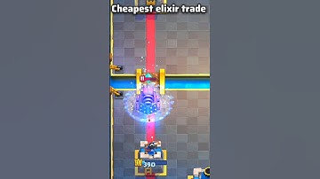 The cheapest elixir trade in Clash Royale #shorts