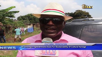 Dr. Ogbiede-Ihama sues for sustainability of cultural heritage