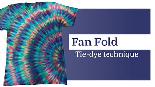 Tiedye pattern P119 : Fan Fold