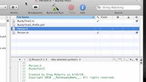 Objective C Programming Tutorial - 23 - Seperating Files