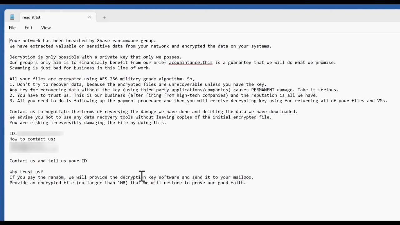 8base ransomware (.8base virus). How to remove? - YouTube