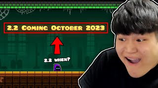 THE  2.2 RELEASE DATE? (Reacting to 10th Geometry Dash Anniversary)