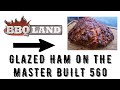 Master Built Gravity fed Smoker and Grill - Bbq smoked glazed ham