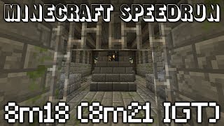 Minecraft Speedrun en 8m18 (Any% SSG - Personal Best)