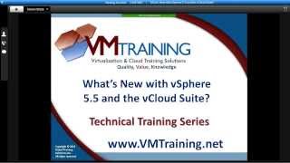 VMware vSphere 5.5 Whats New! Free Recorded Webinar
