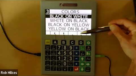 Sight Enhancement Systems - Large Print and Speech Output Calculators for the Visually Impaired.
