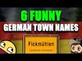 TOP 6 MOST RIDICULOUS GERMAN TOWN  VILLAGE NAMES!  VlogDave
