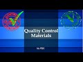 Quality control materials