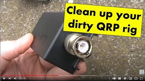 A switchable QRP low pass filter for 3.5 and 7 MHz