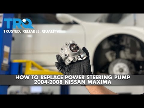 How To Replace Power Steering Pump 2004-08 Nissan Maxima