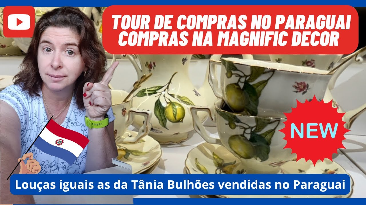 Compras Paraguai, tour de compras na Magnific Decor Shopping super completo no Paraguai, se inscreva