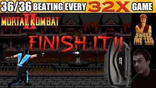 Beating Every 32X Game - Mortal Kombat 2 (36 of 36) [Sub-Zero]
