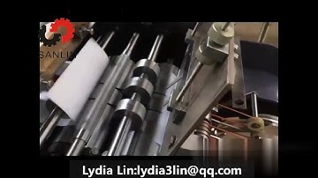 Automatic shaped window patching machine for carton and E flute box