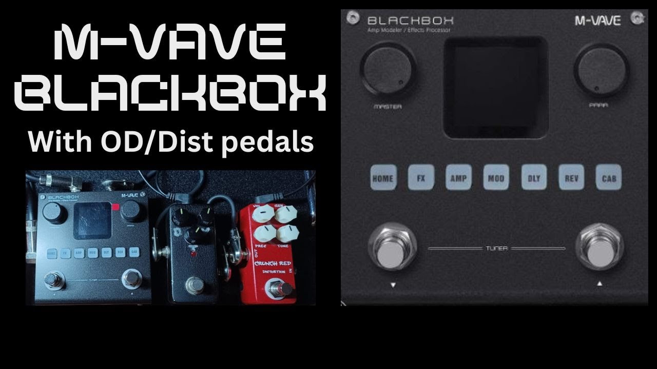 Can M vave Blackbox take a pedals well?