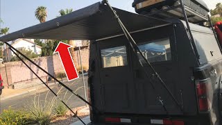 DIY Camper Awning Recoiling Design