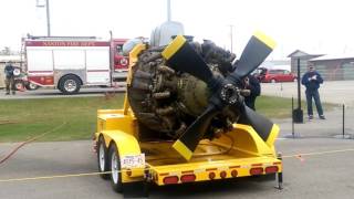2017 Fire-up of the Bristol Hercules 14cylinder engine