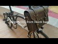 tas frontblock kulit embors brooks, brompton, 3sixty, pikes, noris dll