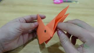 Cách gấp con thỏ bằng giấy đơn giản nhất - Origami Rabbit easy - Xếp giấy hình thỏ