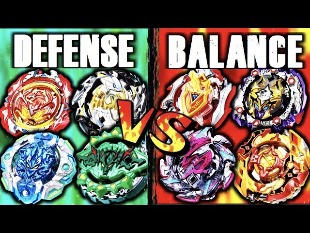 ALL DEFENSE TYPE BEYBLADES Season 1-7 Epic Battle in ANIME STADIUM