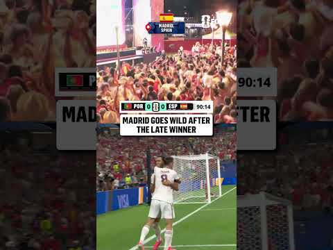 What a moment for Spain fans