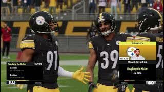 Madden NFL 25 Gameplay: New York Giants vs Pittsburgh Steelers - (Xbox Series X) [4K60FPS]