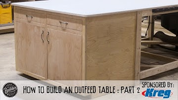 How To Make A Tablesaw Outfeed Table - Part 2