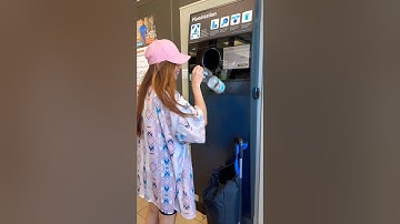 Bottle Recycling Machine in Germany🇩🇪~ grocery in Aldi #europetravel  #Germany #frankfurt
