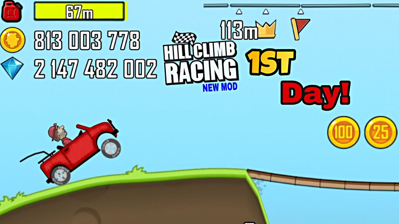 Hill Climb Racing Gameplay Unlimited Money Hill Climb Racing Mod