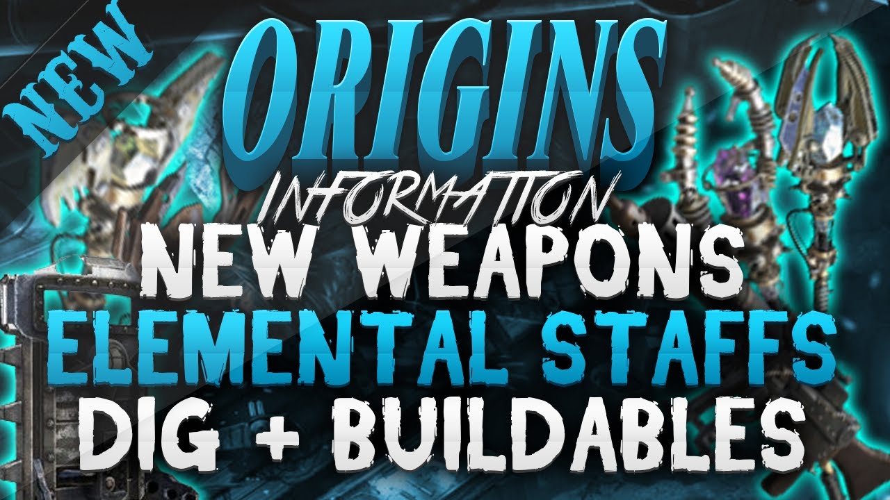 Black Ops 2 Origins - DLC 4 Wonder Weapon - NEW Buildables + "Elemental Staff" + MORE!