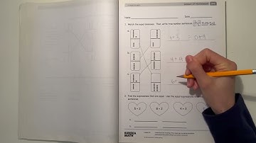 Eureka Math Grade 1 Module 1 Lesson 17 Homework | #mathwithaubrey #answers