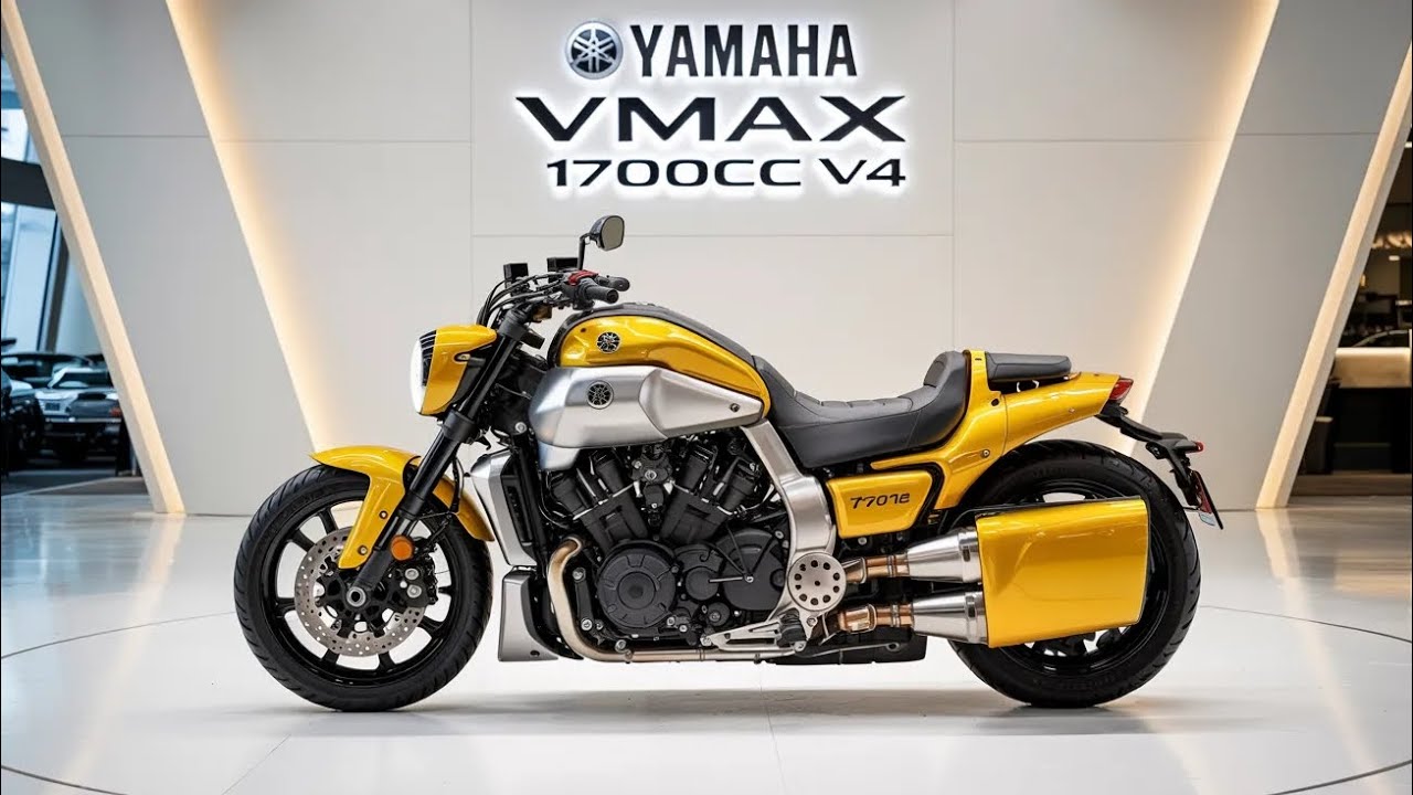 Finally Launched! 2026 Yamaha V Max 1700 V4 – The Ultimate Power Cruiser Unleashed!