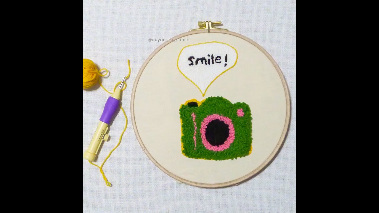 TERS VE DÜZ ÇALIŞMA PUNCH NAKIŞIYLA NASIL YAPILIR? İĞNE UCUNU FARKLI UZUNLUKTA KULLANMA