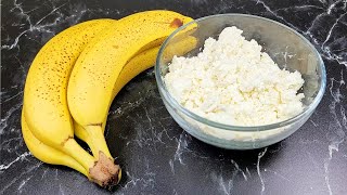 картинка: творог + бананы= невероятное сочетание на завтрак для всей семьи!