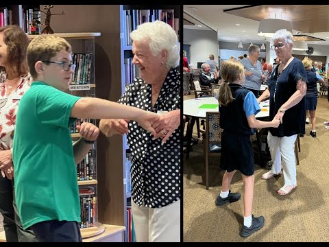 Dancing and Discussions - Intergenerational Learning - Undurba School & Bolton Clarke, Brisbane, QLD