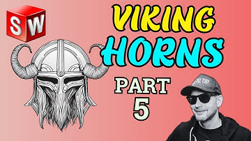 SolidWorks Skyrim Helm of Yngol HORN - Loft Tutorial - PART 5