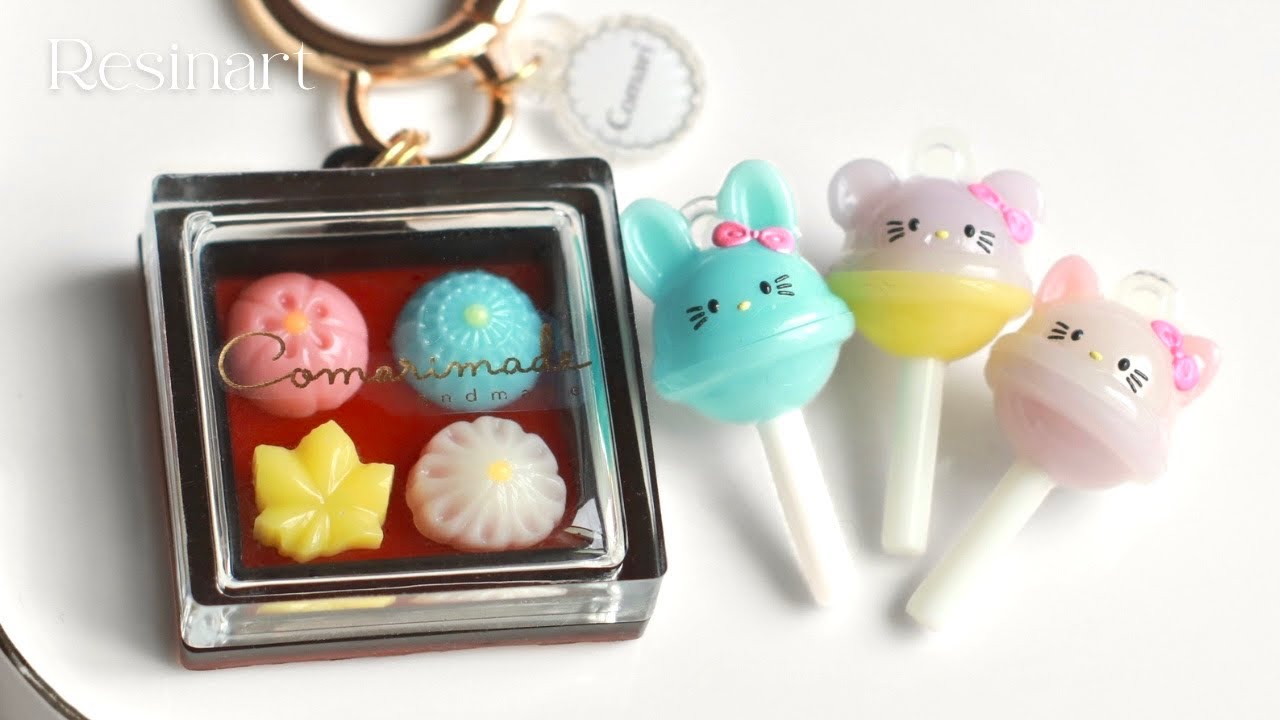レジン　ハンドメイド　476 Resin art Stream 476【Japanese Sweets Box】 - YouTube