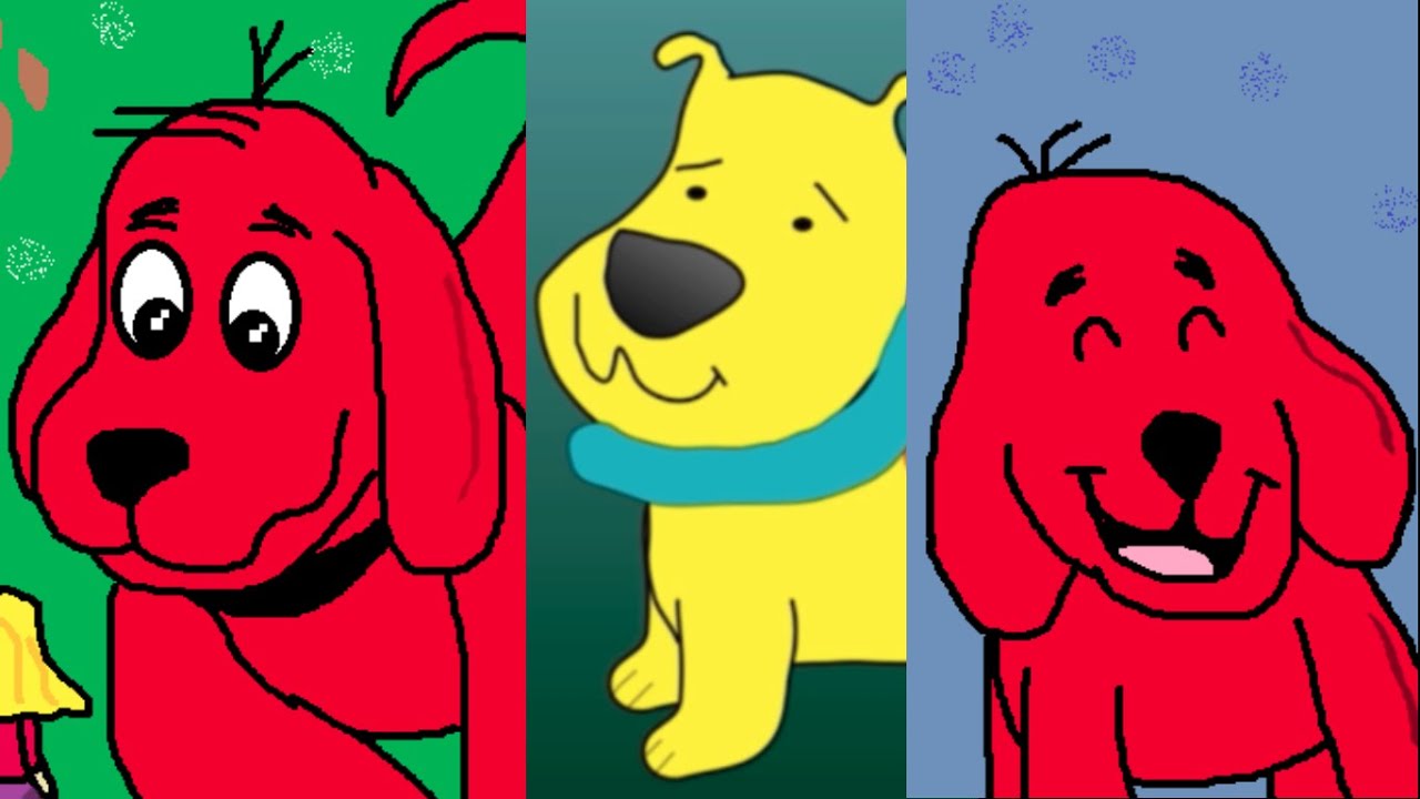 1 Mix Como dibujar a Clifford El Gran Perro Rojo facil / How to draw
